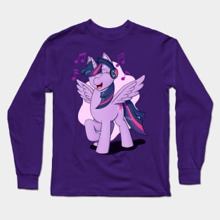 Twilight with Headphones Long Sleeve T-Shirt